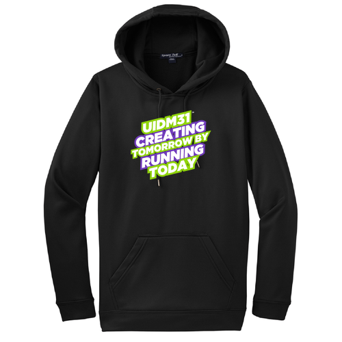Sport-Tek Fleece Hooded Pullover -- Black