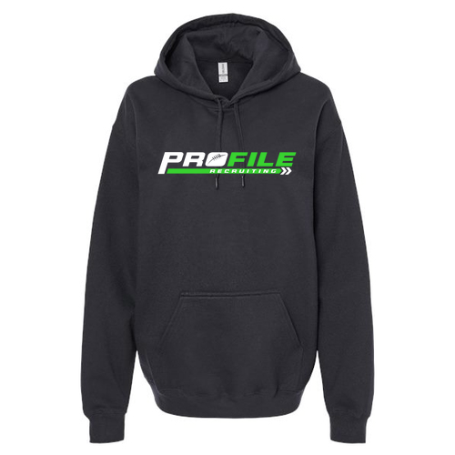 Gildan Adult Softstyle Fleece Pullover Hooded Sweatshirt -- Black