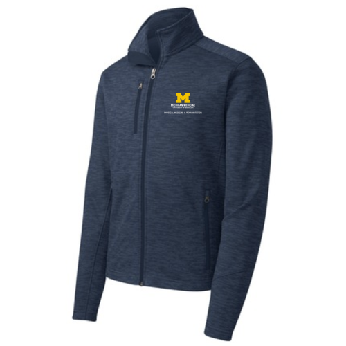 Port Authority Digi Stripe Fleece Jacket -- Navy