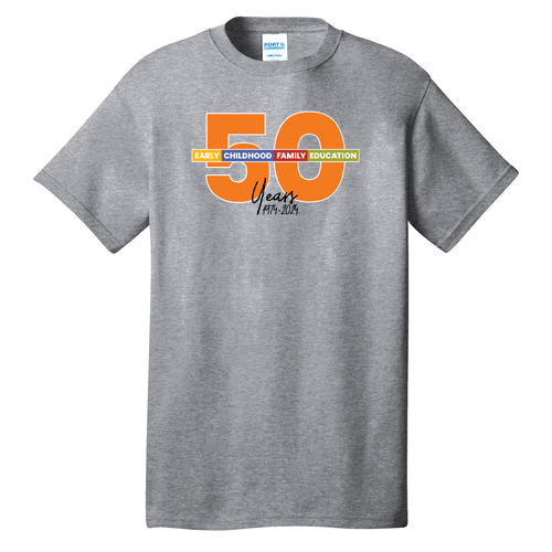 Port and Company 5.4 oz Cotton T-Shirt -- Athletic Heather