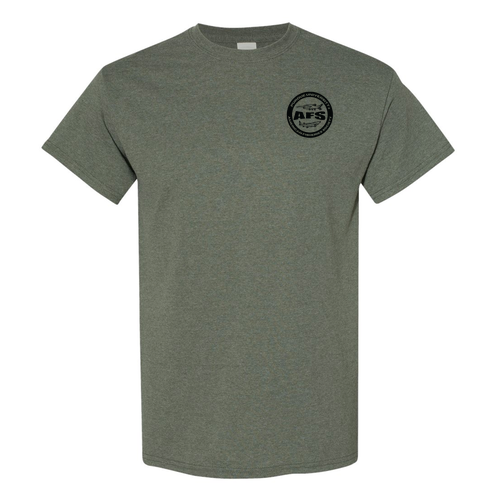 Gildan Heavy Cotton Basic T-Shirt -- Heather Military Green