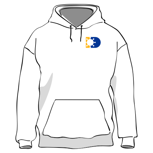 Gildan Heavy Blend Hooded Sweatshirt -- White