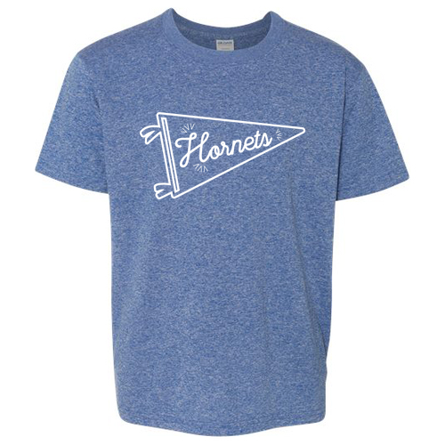 Youth Gildan Softstyle T-Shirt -- Heather Royal