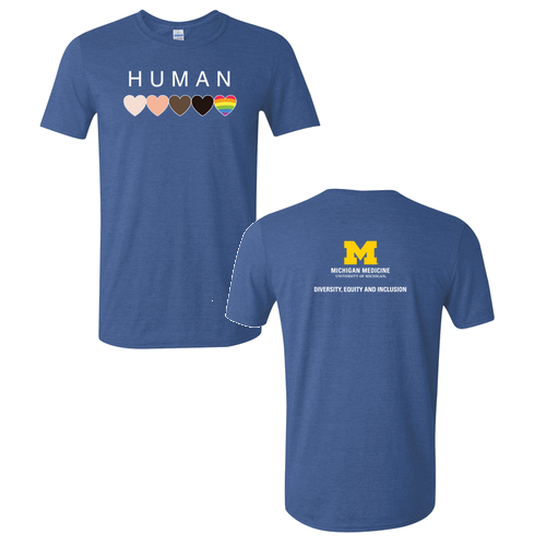 Mens/Unisex Gildan SoftStyle Fitted T-Shirt -- Heather Royal