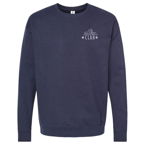 Tultex Fleece Crewneck Sweatshirt -- Navy