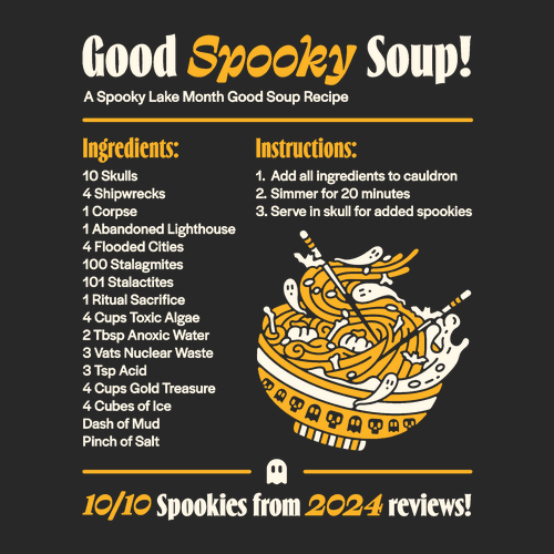 YOUTH Comfort Colors Ring Spun Cotton Tee -Good Spooky Soup- Black