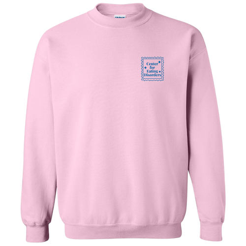 Gildan Heavy Blend Crew Neck Sweatshirt -- Light Pink