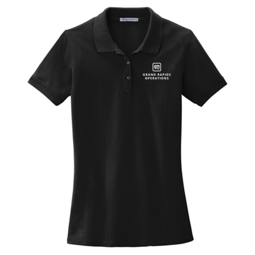 Port Authority Ladies EZCotton Polo -- Black