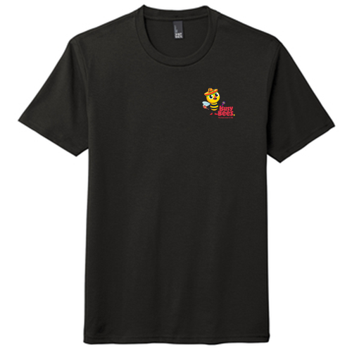 District Made Mens Perfect Tri Crew Tee Fiesta -- Black