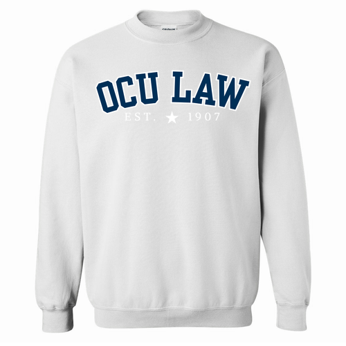 Gildan Heavy Blend Crew Neck Sweatshirt --EST White