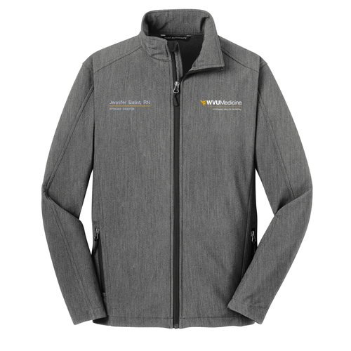 Port Authority Core Soft Shell Jacket -- Pearl Grey Heather