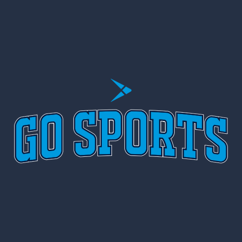 Go Sports Dad Hat Blue Print