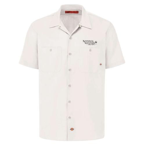 Dickies Industrial Short Sleeve Work Shirt -- White