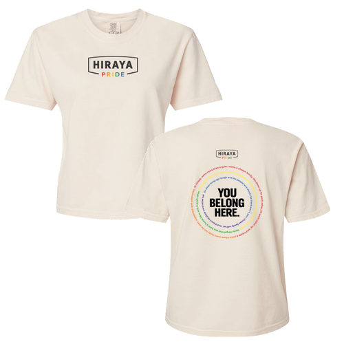 2026 Hiraya Pride Women's Crop Tee -- Ivory