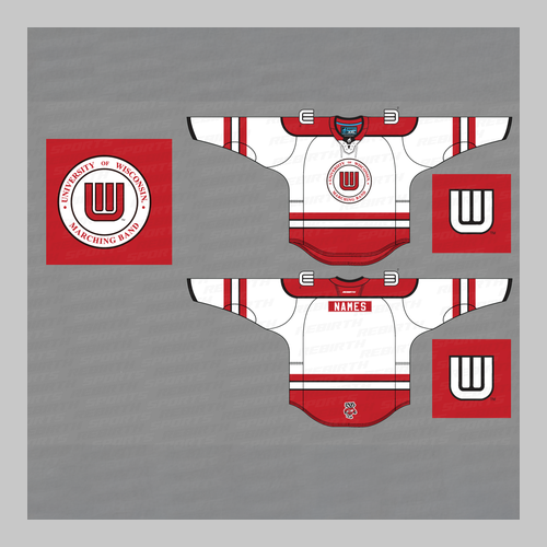 Rebirth UW Band Hockey Custom Jersey -- Custom