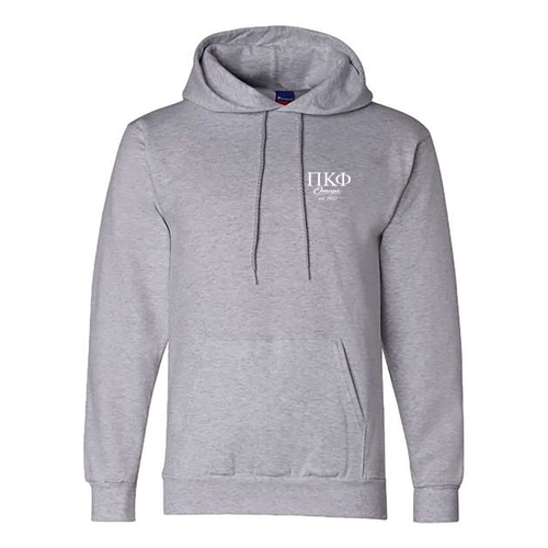 Champion Powerblend Adult Hooded Sweatshirt -- Light Steel