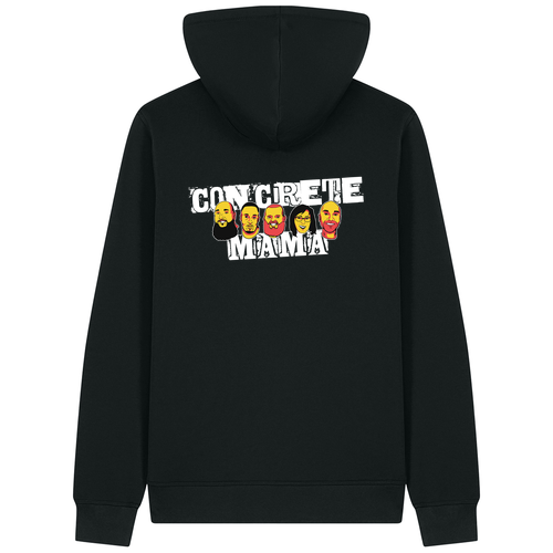 Stanley/Stella Unisex Mixer Full-Zip Hooded Sweatshirt -- Black