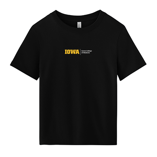 Embroidered CCOM BELLA + CANVAS Women's 6 oz Heavyweight Tee -- Black