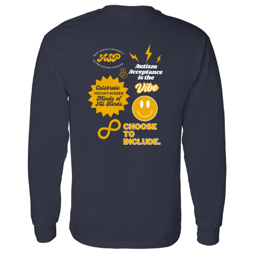 Gildan Heavy Cotton Longsleeve Basic T-Shirt -- Navy