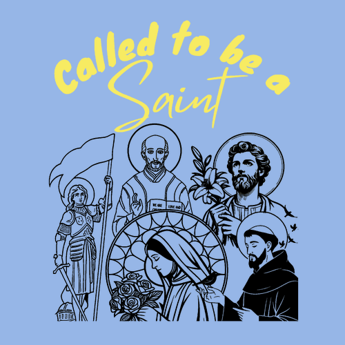 Where Saint Are Made Hooded Sweatshirt -- Carolina Blue