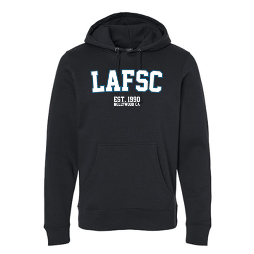 J America Unisex BTB Fleece Hooded Sweatshirt -- Black