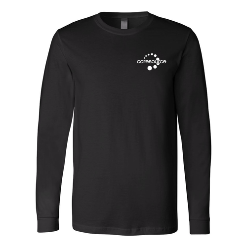 Unisex Bella Canvas Unisex Jersey Longsleeve Tee -- Black