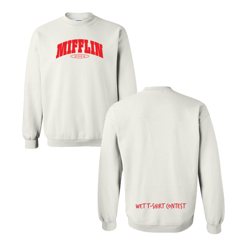 Gildan Heavy Blend Crew Neck Sweatshirt -- White