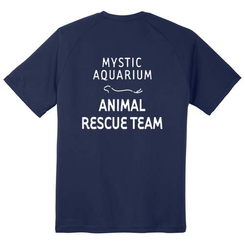 Mystic Aquarium Animal Rescue Program T-Shirt (True Navy)