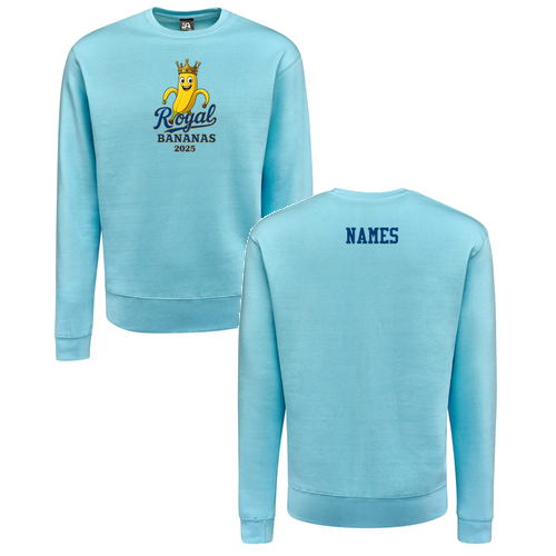 J. America BTB Fleece Crew -- Sky