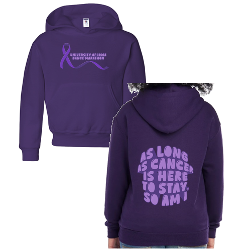 Jerzees 8 Oz., 50/50 Nublend Hooded Pullover Youth -- Deep Purple