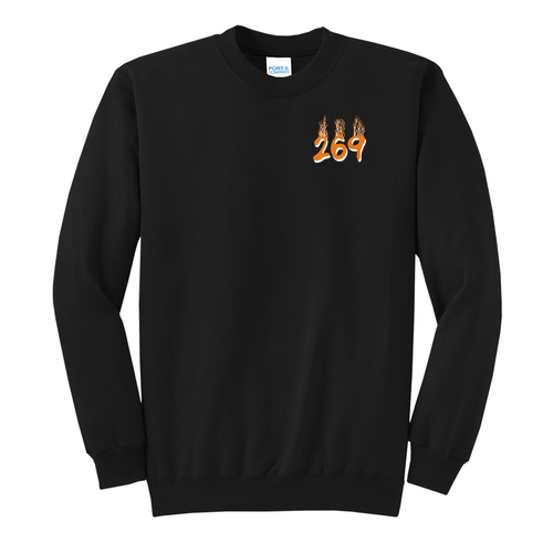 Port & Company Crewneck Sweatshirt -- Jet Black