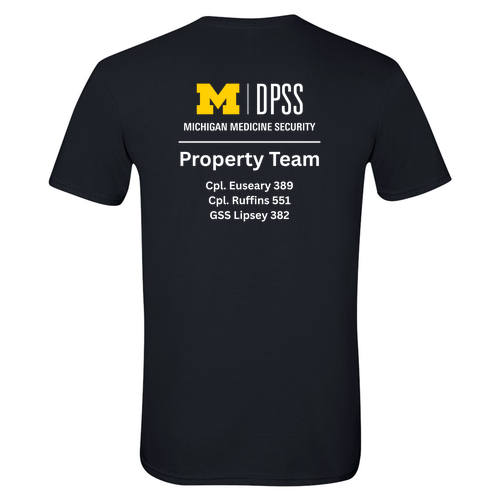 Gildan SoftStyle T-Shirt -- Black, MMS Property