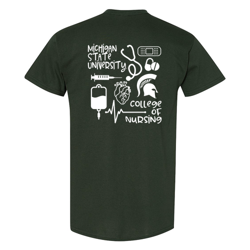 Gildan Heavy Cotton Basic T-Shirt -- Forest Green