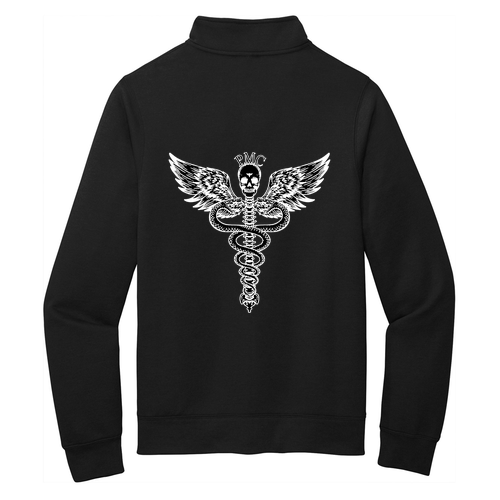 Port and Company Core Fleece Cadet Full-Zip Sweatshirt -- Jet Black