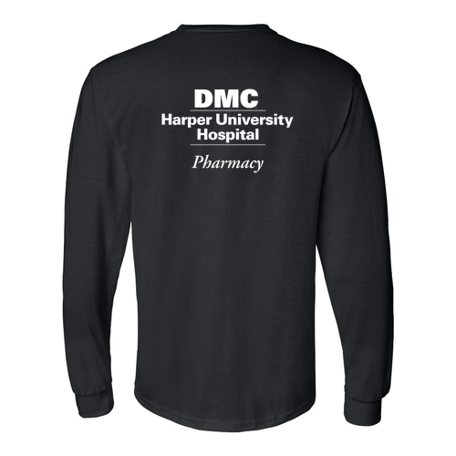 Mens/Unisex Gildan DryBlend 50/50 Longsleeve T-Shirt -- Black