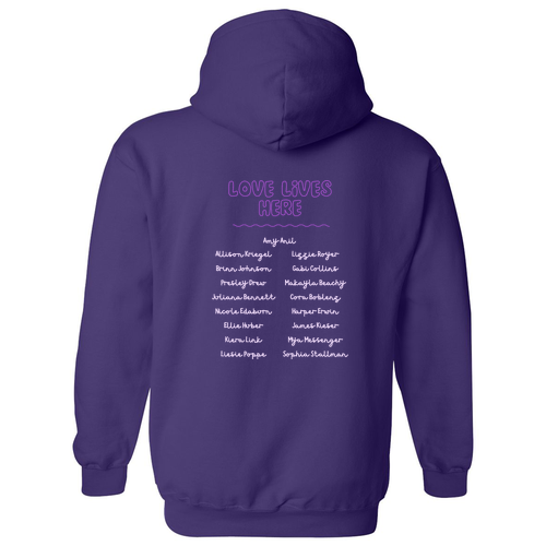 Gildan Heavy Blend Hooded Sweatshirt -- Purple
