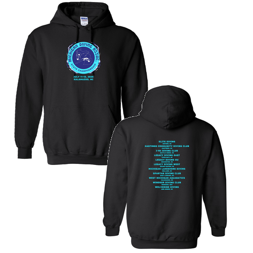 Gildan Heavy Blend Hooded Sweatshirt -- Black