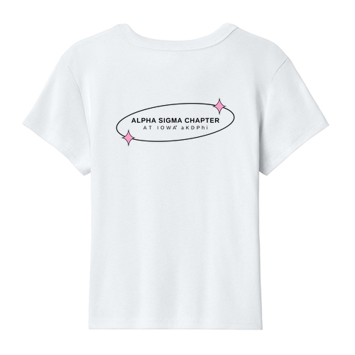 BELLA+CANVAS Women’s Micro Rib Baby Tee -- Solid White Blend