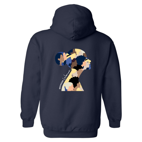 Mens/Unisex Gildan Heavy Blend Hooded Sweatshirt -- Navy