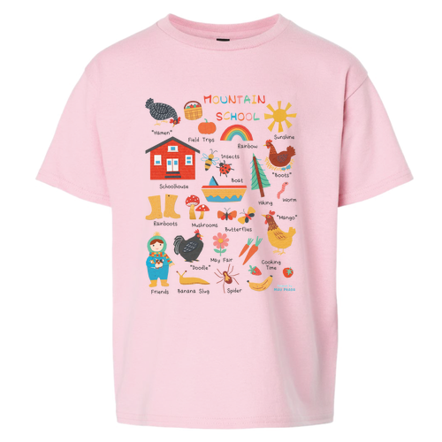 Youth Gildan Ultra Cotton  Basic T-Shirt -- Light Pink