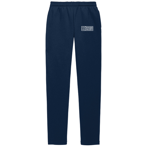 Sport Tek Open Bottom Sweatpants -- True Navy