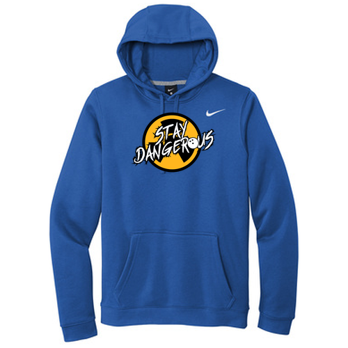 Nike Club Fleece Pullover Hoodie -- Royal