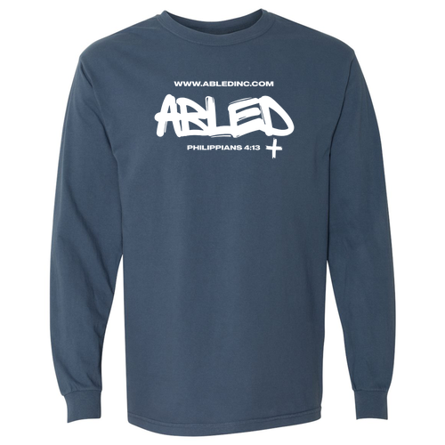 Comfort Colors Ringspun Long Sleeve Tee -- Midnight