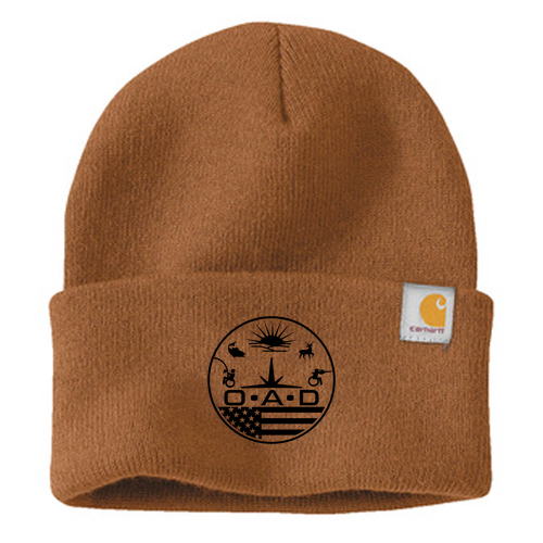 Embroidered Carhartt Watch Hat 2.0 -- Carhartt Brown