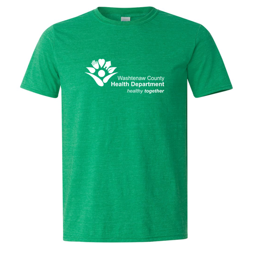 Gildan SoftStyle Fitted T-Shirt -- Heather Irish Green