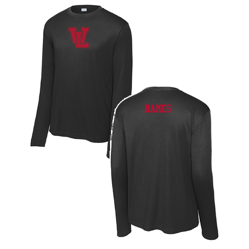 Sport Tek Long Sleeve Wicking Competitor Tee -- Black