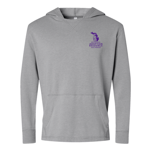 Vintage Wash Hoodie -- Washed Gray