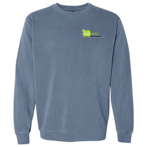 Comfort Colors Adult Crewneck Sweatshirt -- Blue Jean