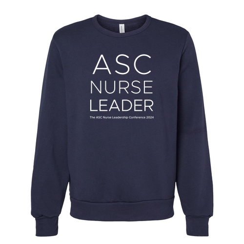 Bella+Canvas Sponge Fleece Classic Crewneck Sweatshirt -- Navy