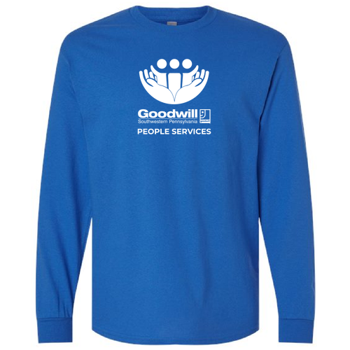 Gildan Heavy Cotton Longsleeve Basic T-Shirt -- Royal